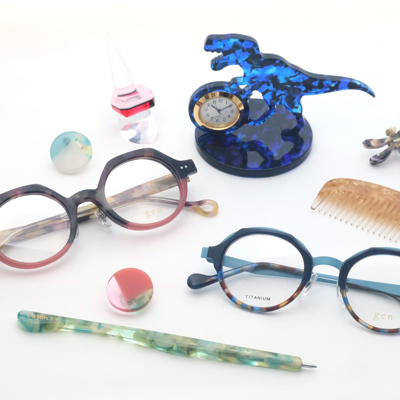 アセテートから作ったモノ