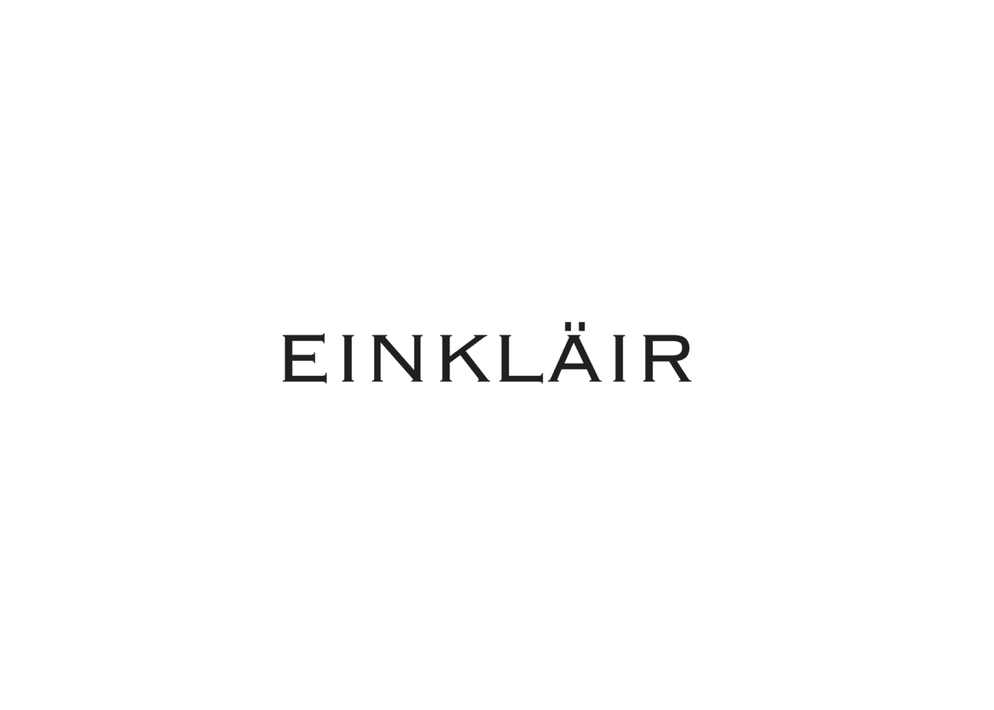 EINKLAIR 2026コレクション新作が登場
